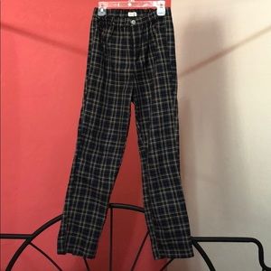 Brandy Melville John Galt plaid pants
